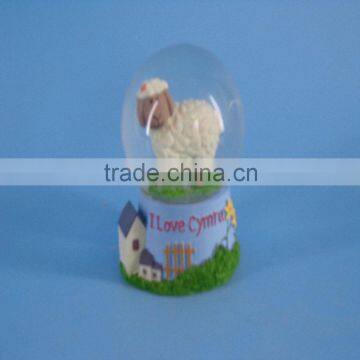 Unique Funny resin animal glass snow globe