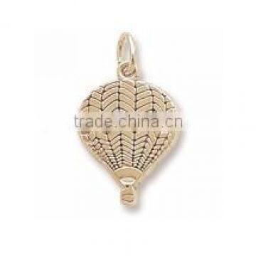 3 dimensional hot air balloon charms for bracelet alloy charms and pendants