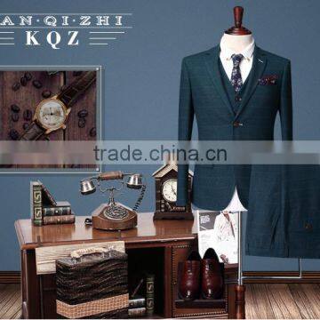European Style Anti-static Red Wedding Best Man Suits photo-6