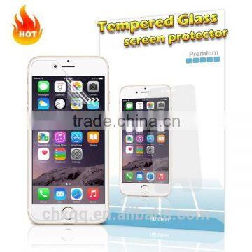 In stock ! 9h 0.33mm Anti fingerprint tempered glass screen protector for iphone 6 / 6S / 6S plus