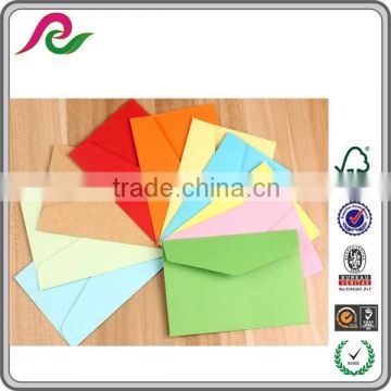 Customized envelope luxury colorful paper envelope with hot stamping