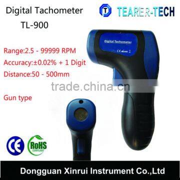 2015 High Accuracy Portable Digital laser Tachometer 2.5-99999rpm digital speedometer tachometer factory price TL-900