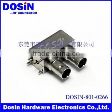 Star product two R/A 3G bnc connectors for pcb mount