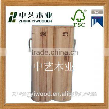 Trade Assurance Wholesale Handmade Custom Wooden Wine Crate Cheap Wooden Wine Holder photo-2