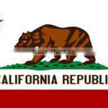 California State Flag Photo License Plate