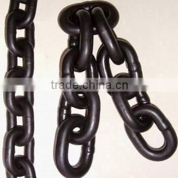 G80 black metal chain, black color chain