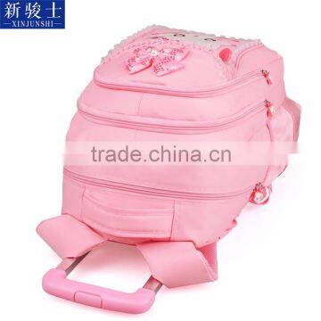Polyester Fabric School Trolley Bags Low Price photo-5