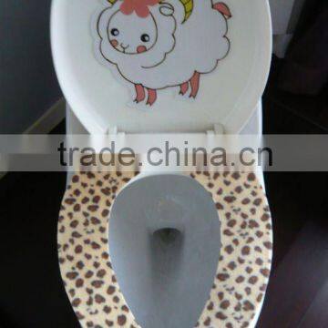 self-adhesive toilet seat cover-Polar fleece