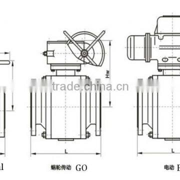 Cast Steel Trunnion Mounted Ball Valve photo-2