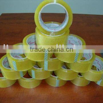 yellow adhesive packing tape