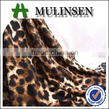 Mulinsen textile manufacture stretch fabric for garment, recycled polyester spandex fabric