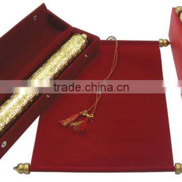 Wedding Scroll Invitations in Royal Box, Wedding Scrolls, Wedding Cards