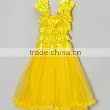 Wholesale Kids Clothing Lace Party Design Wedding Dress Baby Girl Summer Dress