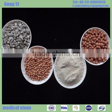 very cheap high quality medical stone lump/maifanite balls used in water purifier filter means