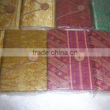 Fabric Covered Handmade Paper Notebooks for Paper Stores, Gift Stores