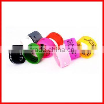 Wholese adult kid sizes customized logo fashion silicone finger ring