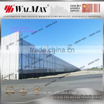 WF-DS016 Large Perforated Steel Plate Wind Screen Fence