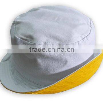 Plain color Reversible twill cotton sun hat