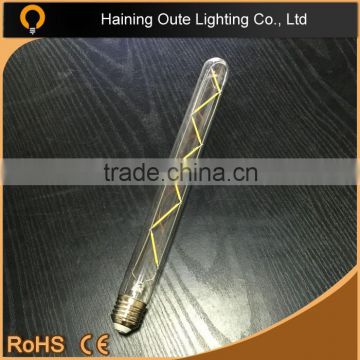 T300 RA 80 claer glass dimmable 2200k 6w led filament bulb