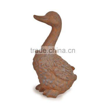 Cement crafts goose sculpture for home ornament