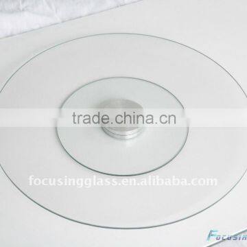 rotating tempered glass lazy susan cake turntables