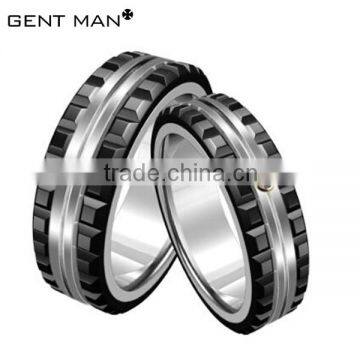 316L Stainless Steel Ring Combined, Polished Finish, Ceramic Ring, Fashion Ring, Stainless Steel Jewelry of China