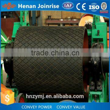 Industrial conveyor pulley for conveyor rollers