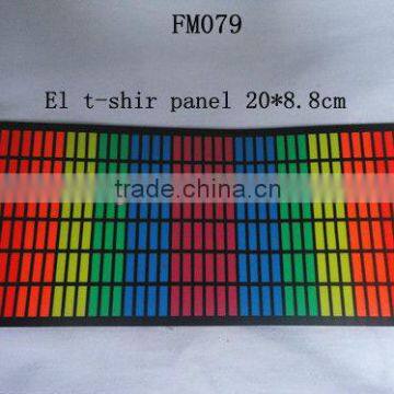 tshirt light panel/model equalizer