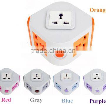 Modular Design Flexible Collocation Universal Portable Charging Electric Multi Plug USB Power Extension Desktop Vertical Socket
