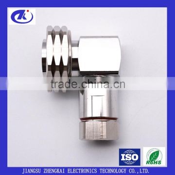 DIN Male Right Angle Connector For 1/2"Superflexible Cable