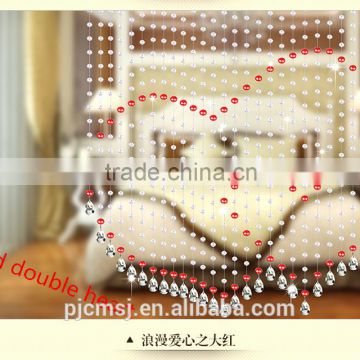 crystal glass beads curtain for hotel decoration