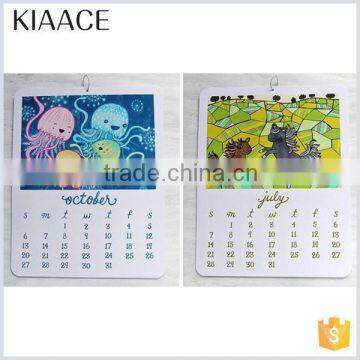 China wholesale recycling custom printing paper cheap desk calendar