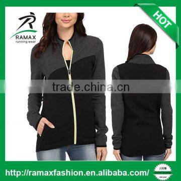 Ramax Custom Women Stand Collar Front Full Zip Track Jacket