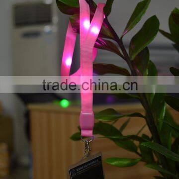 Wholesale Nylon led lanyard with customize logo