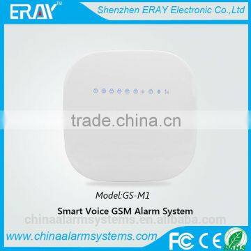 M1 GSM alarm system made in china smartphone power cut-off send SMS alert.