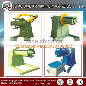 Manual galvanized steel coil uncoiler prices