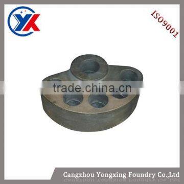 cast iron vibrating exciter spare parts centering block, centering block casting,iron cast made in China
