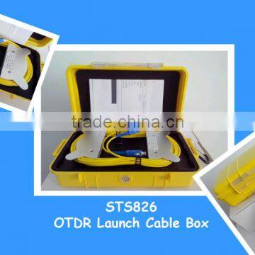 STS826 Fiber Optic OTDR Tester Launch Cable Box 1km/2km Singlemode 1310/1550nm