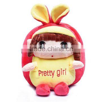 Cute Plush Doll Custom Child Backpacks School Bags Plush Cartoon Bag photo-4