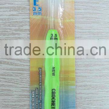 Crochet Lite Crochet Hooks, Size E/3.5mm, Bright Green