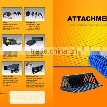 CE Approved Quick Attach Mini Skid Steer Loader Attachments photo-3