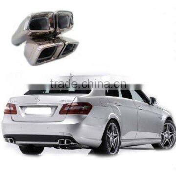 High quality Stainless Steel E63 style exhaust tips, muffler tips end pipes for BENZ E-CLASS W212 E63 Style 10~