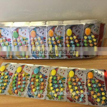 Hitwon Tablet Candy With Peacock Fruit Pressed Candy
