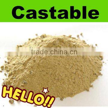 High temperature resistance refractory castable for cement rotary kiln