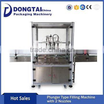 Piston Type Sparkling Beverage Filling Machine with 2 Nozzles