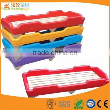 Kindergarten Plastic Stackable Children Bed