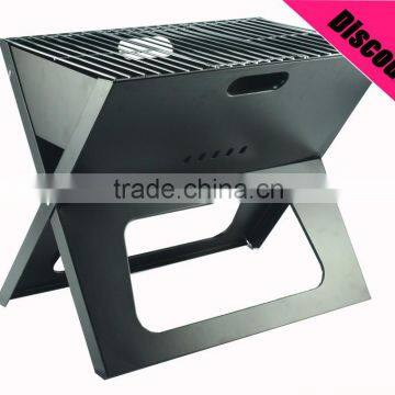 2015 hot Sell Easily Carrying X Shape Powder Plated Foldtable Barbecue Grills