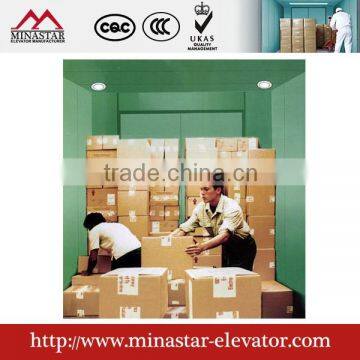 elevator|1000kg~5000kg Hydraulic cargo elevator|warehouse freight lift elevator with 0.5m/s Rated Speed