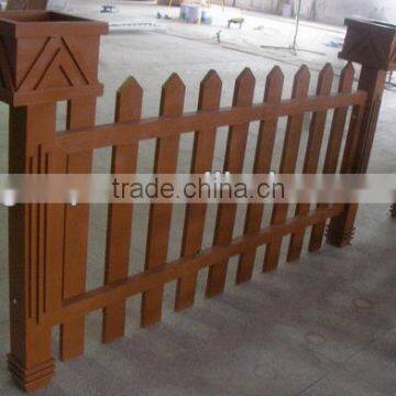 brige decorative wood-plastic material wpc fence wpc railing