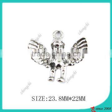 zinc alloy chrome love god charm (SPE)